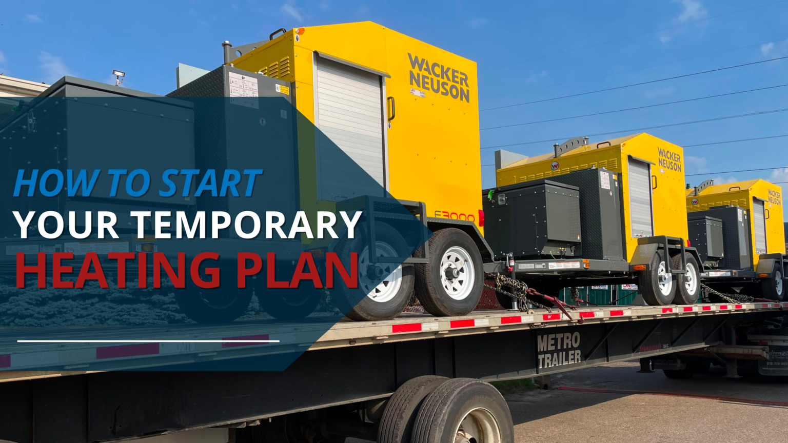 How to Start Your Temporary Heating Plan On Site Companies
