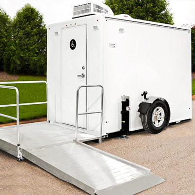 ADA Handicap single suite portable trailer