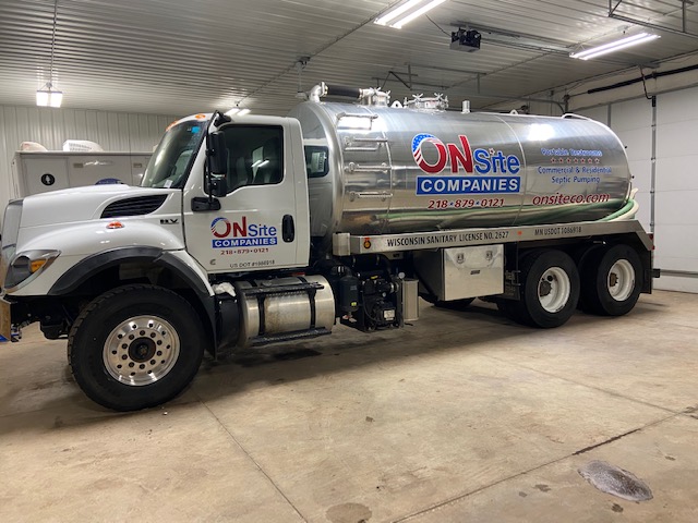 Onsite Commercial Septic Services Truck