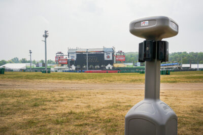 Hand Sanitizer Station at Concert