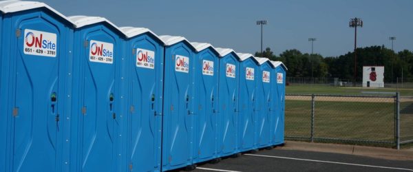 Blue Onsite portable restrooms