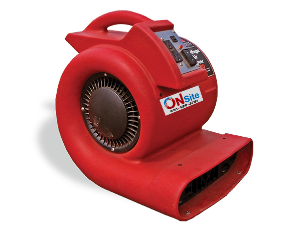 Red Centrifugal Fan