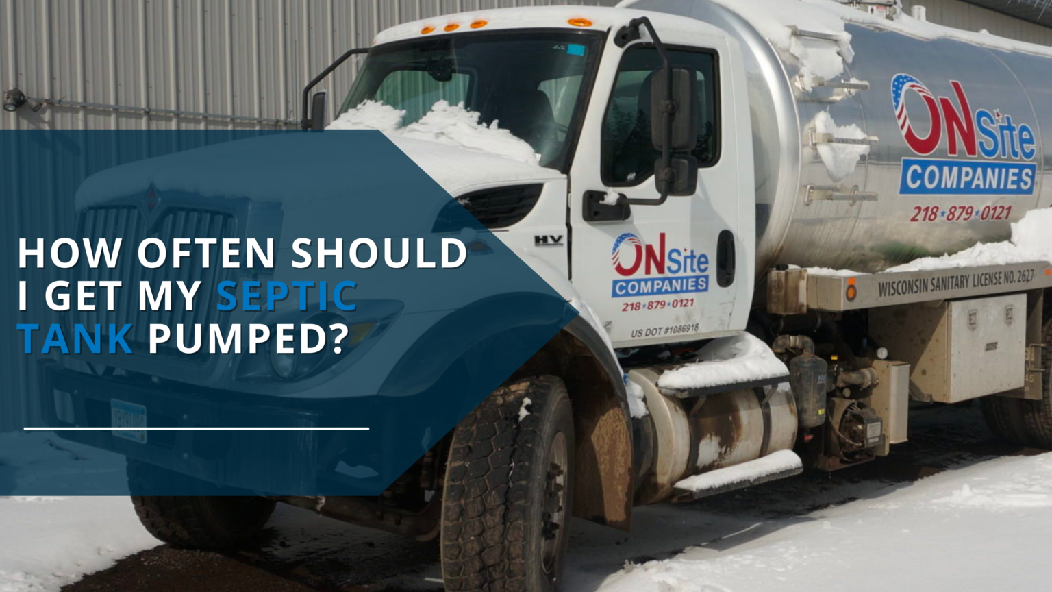 How Often Should I Get My Septic Tank Pumped | On Site Companies
